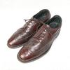 70-е 1972 год выпуска?/Florsheim/Бизнес-туфли Full Brogue Wingtip/9C/26.0-27.0см/Красновато-коричневый/(ИСПОЛЬЗОВАЛ)