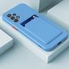 Чехол-держатель для карт из жидкого силикона для Samsung Galaxy A54 A53 A34 A14 A73 A33 A23 A13 A72 A52 A32 A22 A12 A91 A71, противоударный чехол