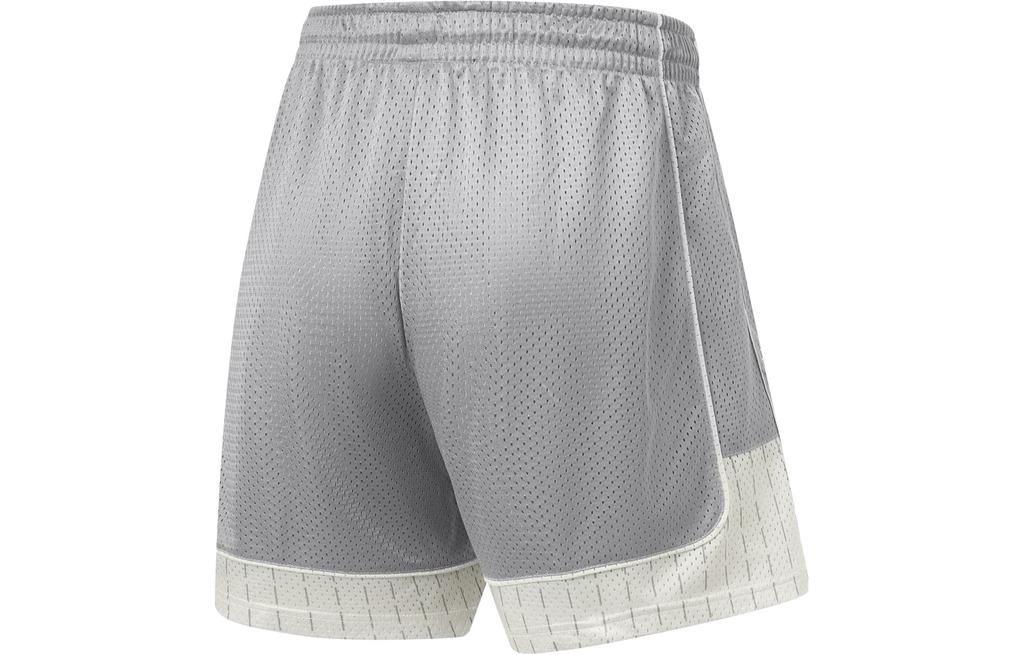 Li Ning Баскетбольные шорты мужские Shark Gray Antarctic Gray с принтом по всей поверхности AAPT047-7