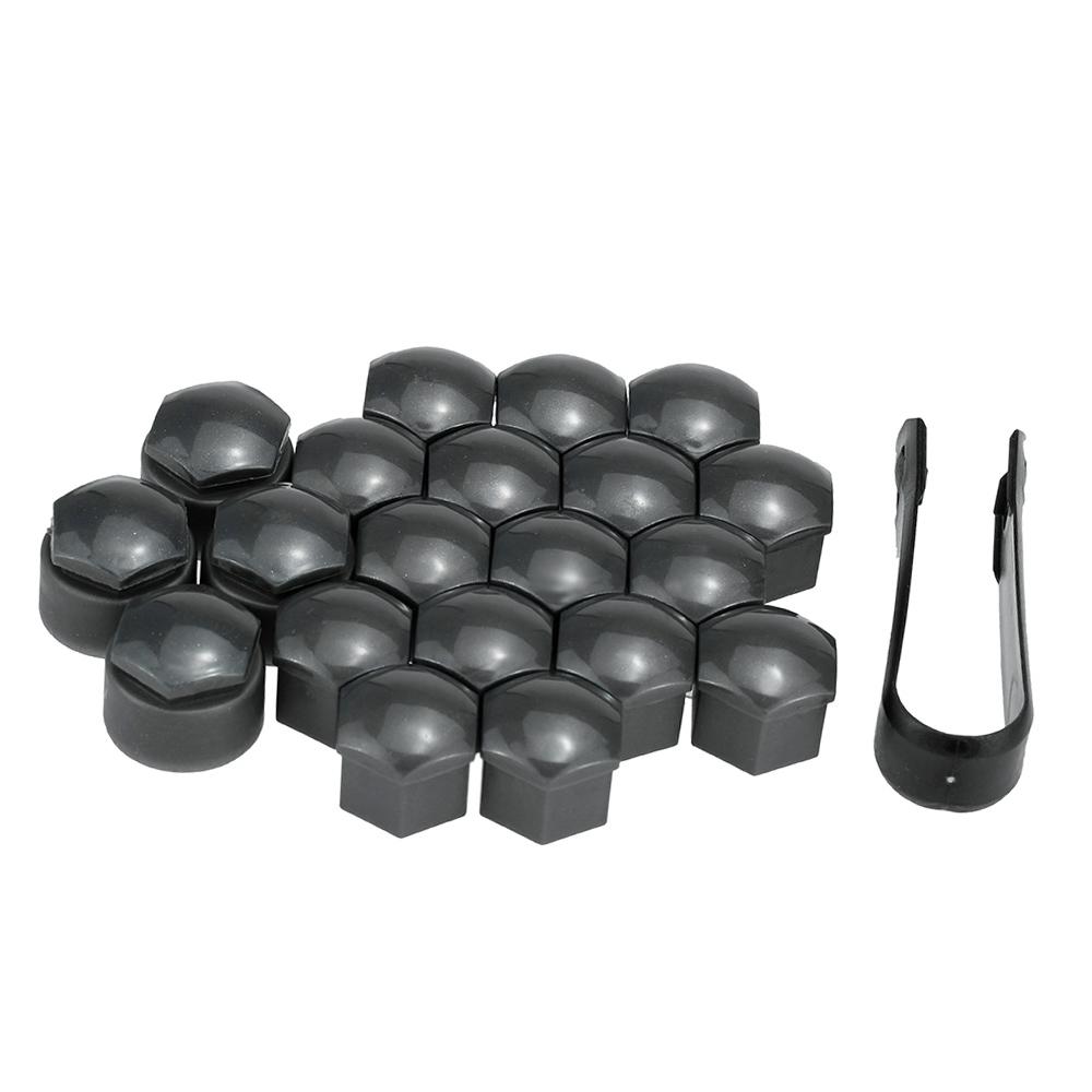 Набор из 16 + 4 шт., универсальные 17 мм автомобильные колпачки для болтов с гайками колес, запорные колпачки