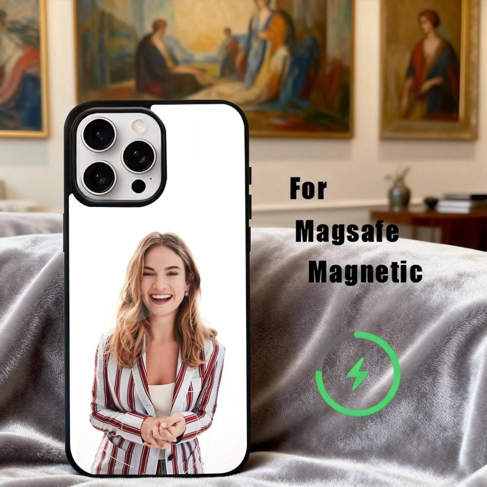 stunning L-Lily J-James Actress Phone Case For iPhone 17,16,15,14,13,12,Plus,Pro,Max for Magsafe Magnetic Wireless Charging