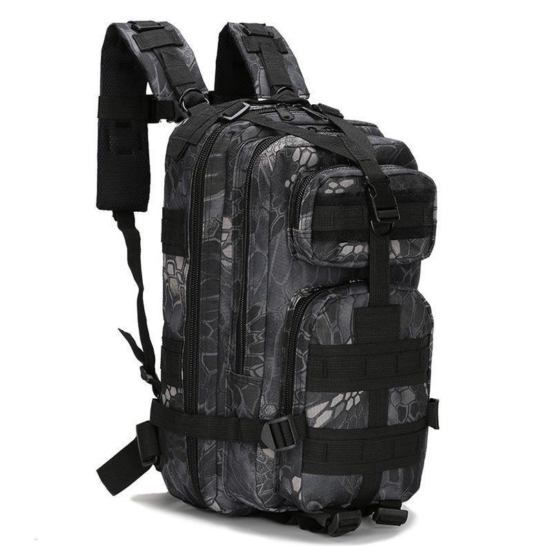Large Capacity Outdoor Military Tactical Army Camping Hiking Backpack Rucksack With Padded Adjustable Straps