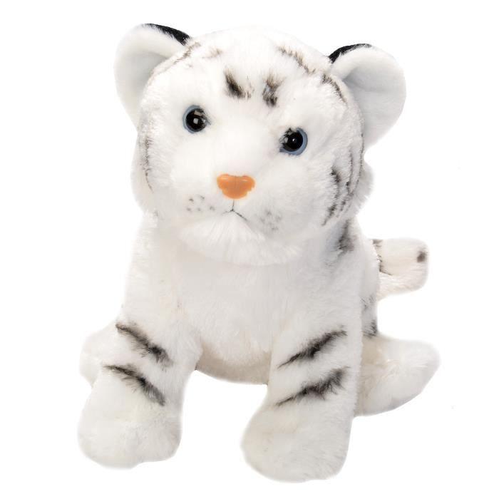 Peluche - Wild Republic - Tigre Junior - 30 Cm - Blanc - Doux