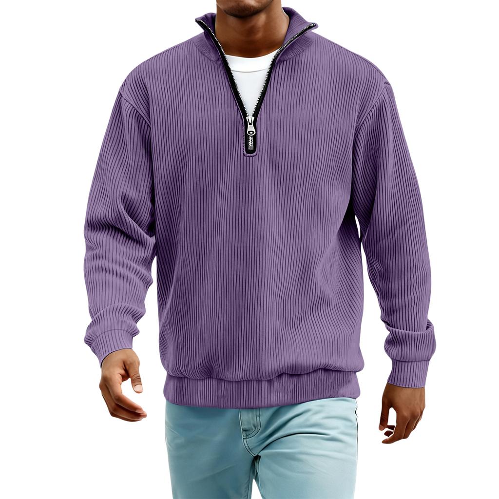 Мужская толстовка с капюшоном на молнии 1/4