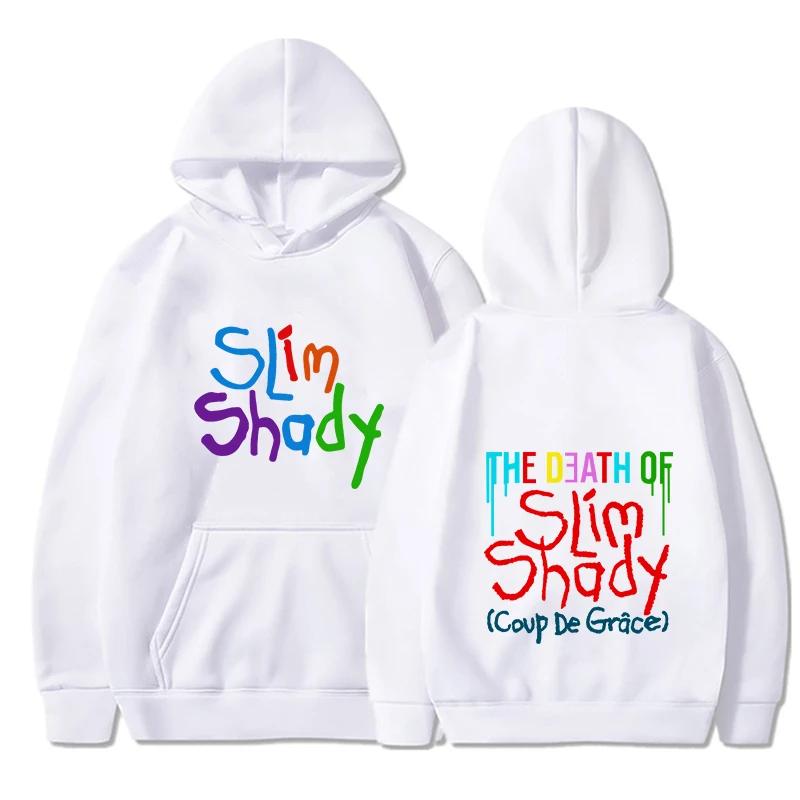 Горячий новый альбом Эминема The Death of Slim Shady Худи Renaissance Мужская одежда Харадзюку Осень Зима Унисекс Графические пуловеры