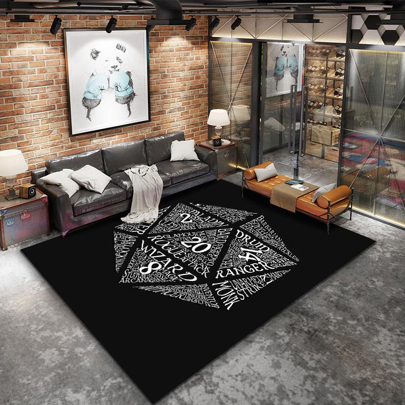 Dd Dungeon Dragons Carpet Rug For Living Room Bedroom Home Sofa Decoration Kids Play Nonslip Floor Mat