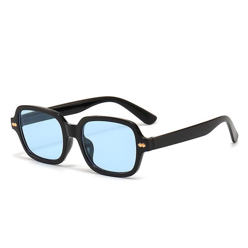 Retro Square Sunglasses Concave Street Shot Fashion Men'S And Women'S Trend Sunglasses
