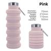 New Portable Silicone Water Bottle Retractable Folding Coffee Bottle Cups E Outdoor Travel Tools Collapsible Sport Bottles