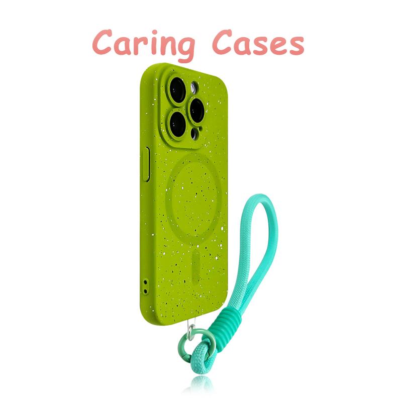 Чехол для iPhone 17 Pro Max Темно-синий с крапинками MagSafe Мягкий силиконовый Противоударный Защитник объектива с iPhone 16 15 14 13 12 11