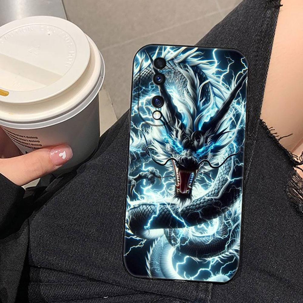 Чехол для телефона Дракон Тигр Волк Для VIVO Y04 Y15S Y16 Y17S Y19S Y21 Y22S Y28 Y27 Y77 Y76 Y29 Y35 Y36 Y39 Y50 Y51 Y72 Y93 Y100