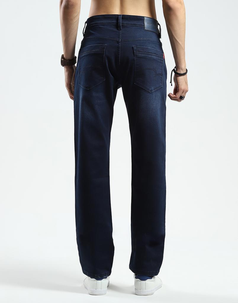 MONTE CARLO Мужские джинсы стандартного кроя | Средняя посадка | Удобные и стильные | Деним с высоким содержанием хлопка для мужчин