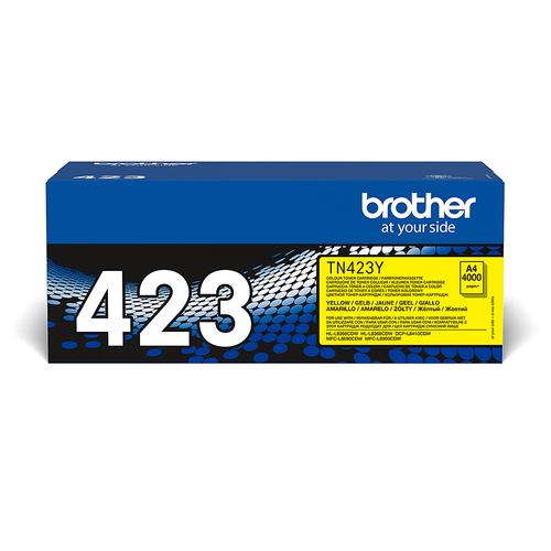 Brother Tn-423Y Kaseta Z Tonerem 1 Szt. Oryginalny Żółty
