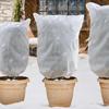 Winter Plant Covers Freeze Protection Frost Cover Plant Protector Bag With Side Zipper Nonwoven Warm Shrubs Blanket For Winter