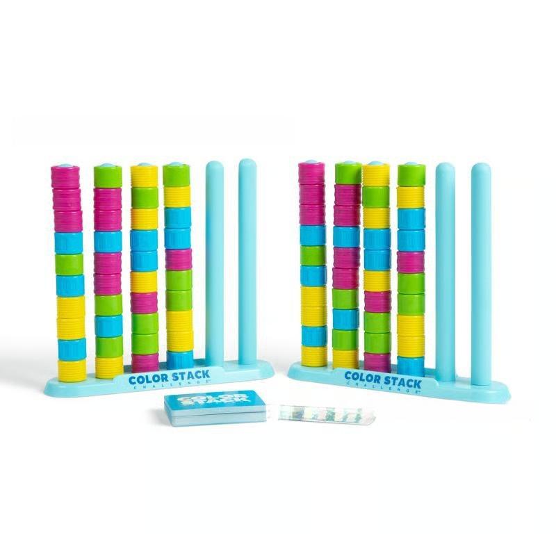 Hobby Color Stacking Educational Board Game: Interactive Parent-Child Challenge Toy
