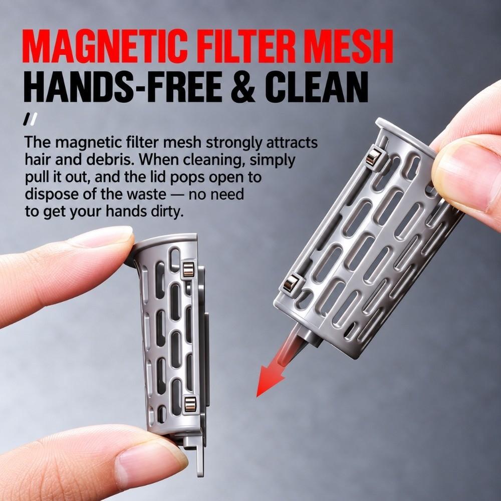 Turbine Guide Floor Drain Magnetic Sealing Kitchen Sink Drain Bathroom Drain  Home Renovation