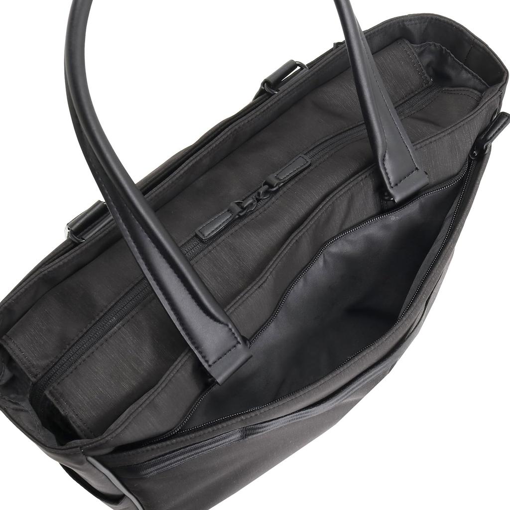 Tote Business Compatible with Inch B4 Size Storage Strong Water Repellent Teflon Treatment Light Black [Ace Gene] Bag, Bag, 14.0 PC, [Stain Resistant,