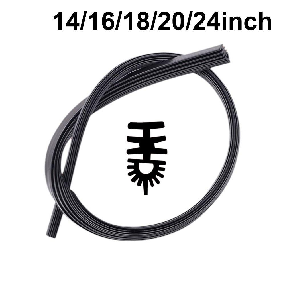 1pc U Hook Interface Car Front Windshield Wiper Blade 11 Layer Rubber Car Accessory All‑Season