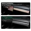 Premium Suede Dashboard Trim Cover for Tesla Model 3 & Y 2017-2023 Interior Accessories