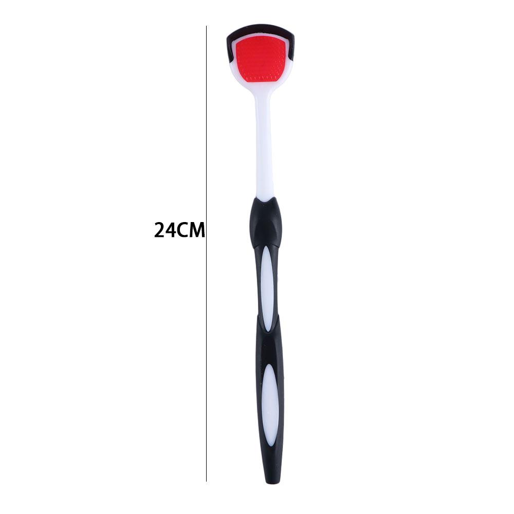 Oral Hygiene Tool Silicone Oral Care Tongue Brush Tongue Scraper Cleaner Tongue Scraper Mouth Brush