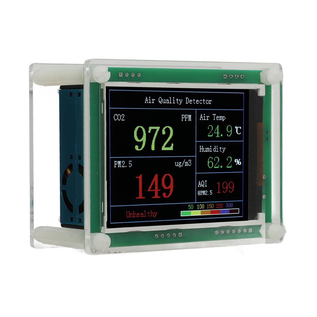 Air Quality Monitor Home Carbon Dioxide Detector High Accuracy Sensor Air Quality Detector for