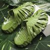 Шлепанцы Monstera для мужчин, летние и женские уличные тапочки, мягкие лесные шлепанцы Eva для кемпинга, трендовые шлепанцы унисекс, пляжная обувь, домашние тапочки