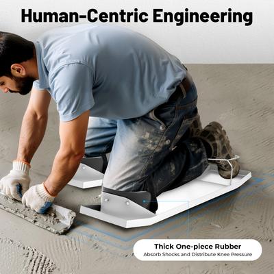 2 пары бетонных наколенников, нержавеющая сталь 201 с регулируемыми ремнями и наколенником для финишной обработки бетона, защита коленей