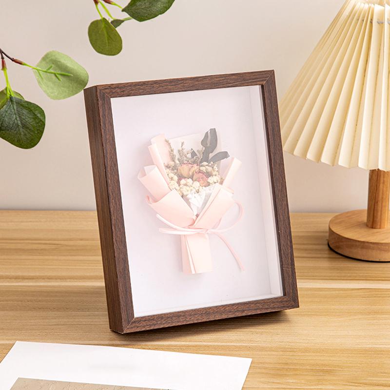 1 шт. полая 3 см ручная работа DIY сухоцвет хранение современная простая деревянная фоторамка художественный стиль украшение дома