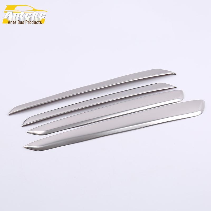 Подходит для Tiguan L 2017-2022 годов выпуска: Накладка на дверную панель и яркая полоса кузова, накладка на кромку бампера, защита от царапин