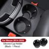 For Porsche Cayenne Macan Car Cup Holder Silicone Center Console Bottle Holder Insert Anti Slip Drink Organizer Auto Accessories