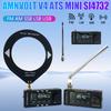 AMNVOLT V4 ATS MINI SI4732 Радиоприемник Полный диапазон DSP Радио FM AM SSB LSB USB Приемник со встроенным Hi-Z Усилителем для наушников с 2 Антеннами