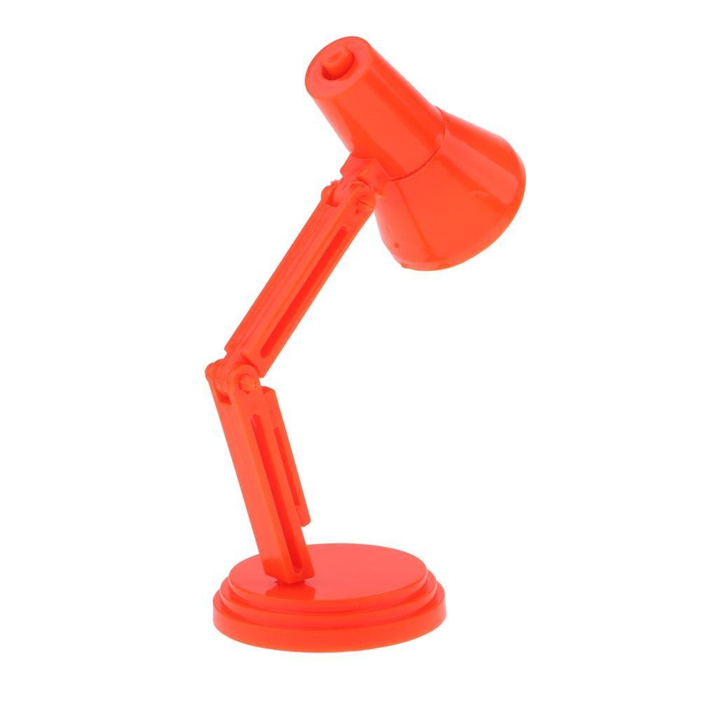 1/6 Scale White LED Desk Lamp Model Furniture for Hot Toys BJD Dollhouse Accessory Kids Pretend Play Toy