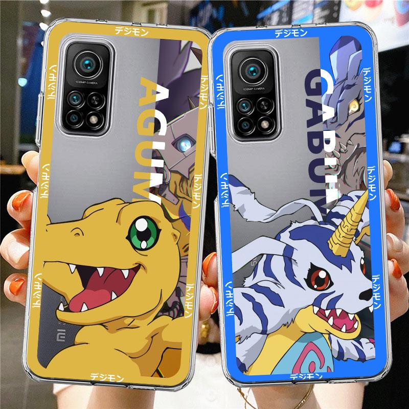 Digimon прозрачный чехол для Xiaomi Mi Poco X3 NFC M3 Pro F3 F1 11 Lite 12 Redmi Note 10 9S 8 7 9 мягкий чехол для телефона