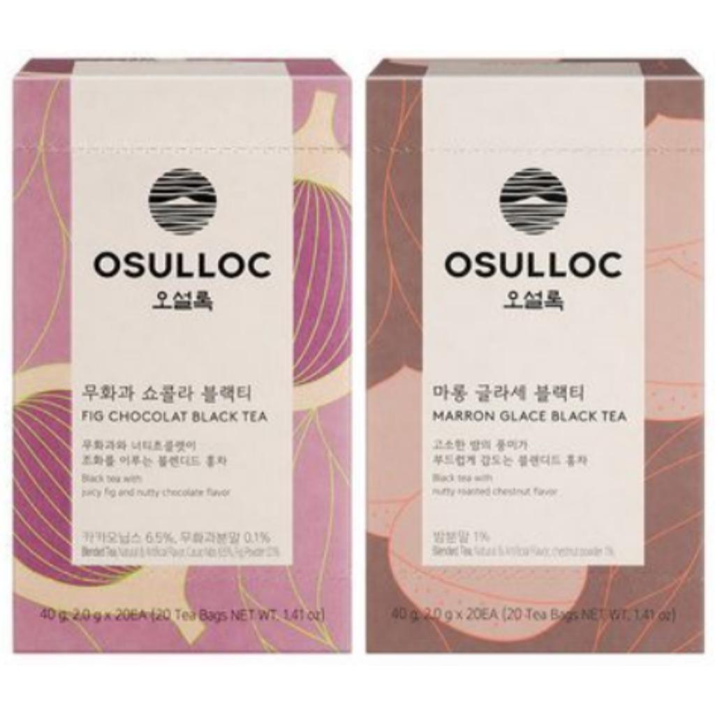 Osulloc Premium Fruit Black Tea Bags 2Types