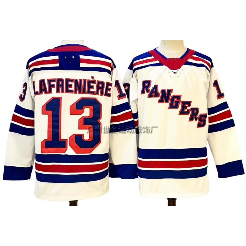 Rangers Hockey Jersey 2026 Vintage Style Embroidered Ice Practice Uniform Men