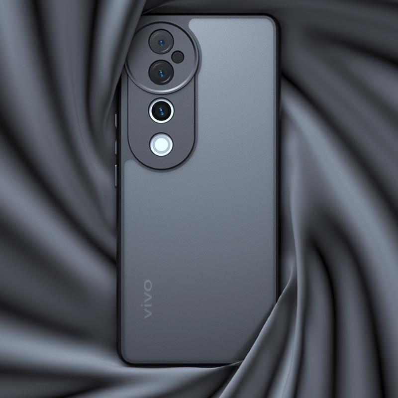 Для Vivo V40 5G Чехол-крышка Vivo V40 Capas Новый Ударопрочный Задний бампер для телефона Матовый Замороженный Черный Прозрачный Для Fundas Vivo V40