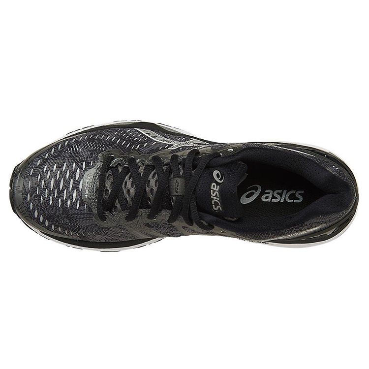 Asics Gel-Kayano 23 Lite-Show Minimalist Comfortable Durable Breathable Low-Top Lifestyle Casual Shoes Women Sneaker Black Gray T6A6N-9793