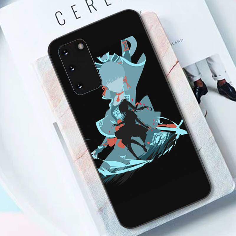Чехол Genshin Impact Kazuha Zhongli Hutao Xiao для телефона Samsung S10 21 20 9 8 plus lite S20 Ultra 7edge