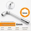 7-Shaped Double-Ended L-Type Socket Wrench Set with Perforated External Hexagon Sockets