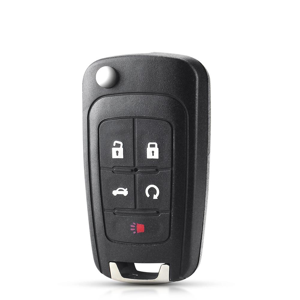 Для Chevrolet Cruze Epica Lova Camaro Impala Для Buick Модифицированный Складной Чехол Брелок 2/3/4/5 Кнопок Флип Пульт Дистанционного Управления Автомобильным Ключом Оболочка