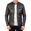 New Men Jacket Black Leather Handmade Genuine Lambskin Stylish Biker Soft Real