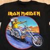 2025 Iron Maiden Band, Heavy Motorcycle Style American Retro Vibe High Street Trendy Brand Heavyweight Short-sleeved T-shirt