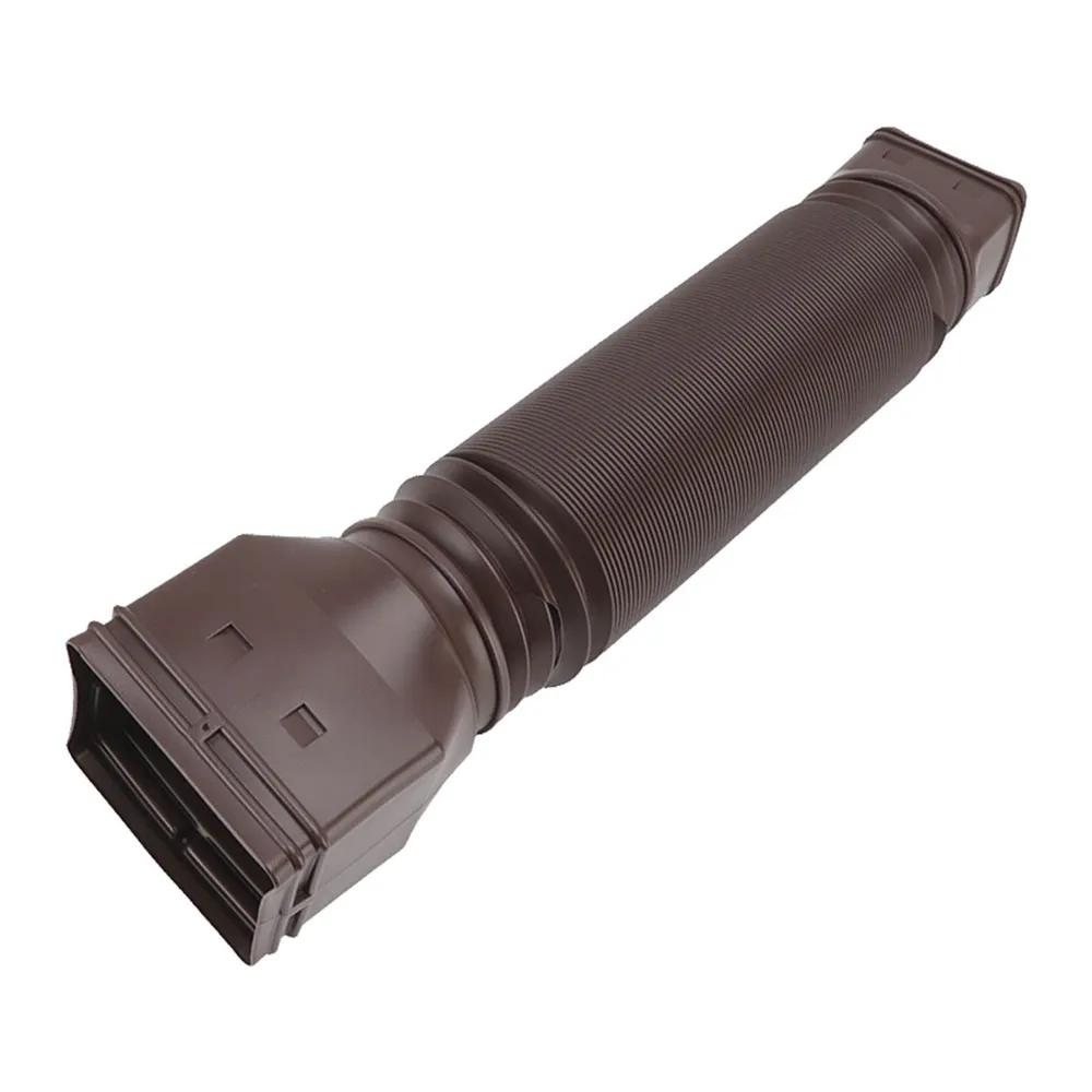 Expansion rainwater drainage pipe outdoor drainage extension pipe drainage extension pipe brown