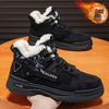 Men's shoes velvet Martin boots men's British retro high-top tooling shoes thickened thermal cotton shoes short boots