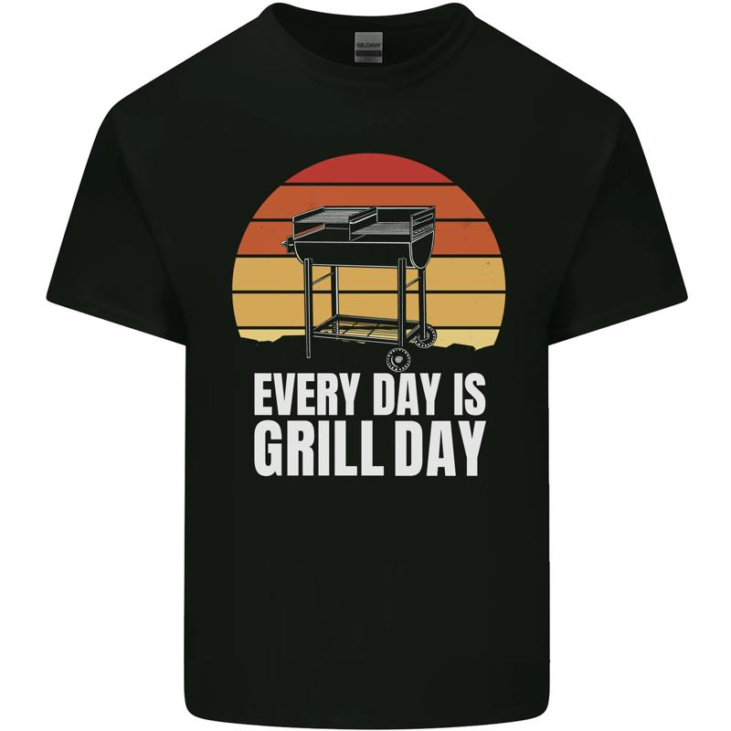 Каждый День A Grill Tag Смешной Гриль Пенсия Herren Хлопок Maglietta Футболка - Мужская Летняя Хлопковая Футболка с Принтом