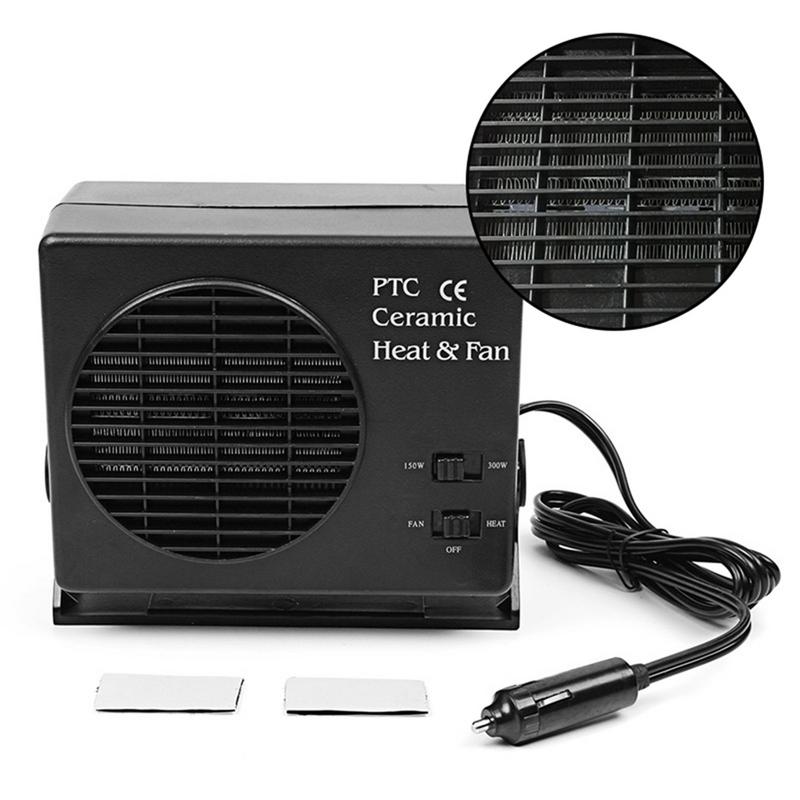 Car Heater 12V 150/300W Ceramic Warmer Cooling Heating Fans Auto Demister Vehicles Air Blower Defroster Car Electrical Devices