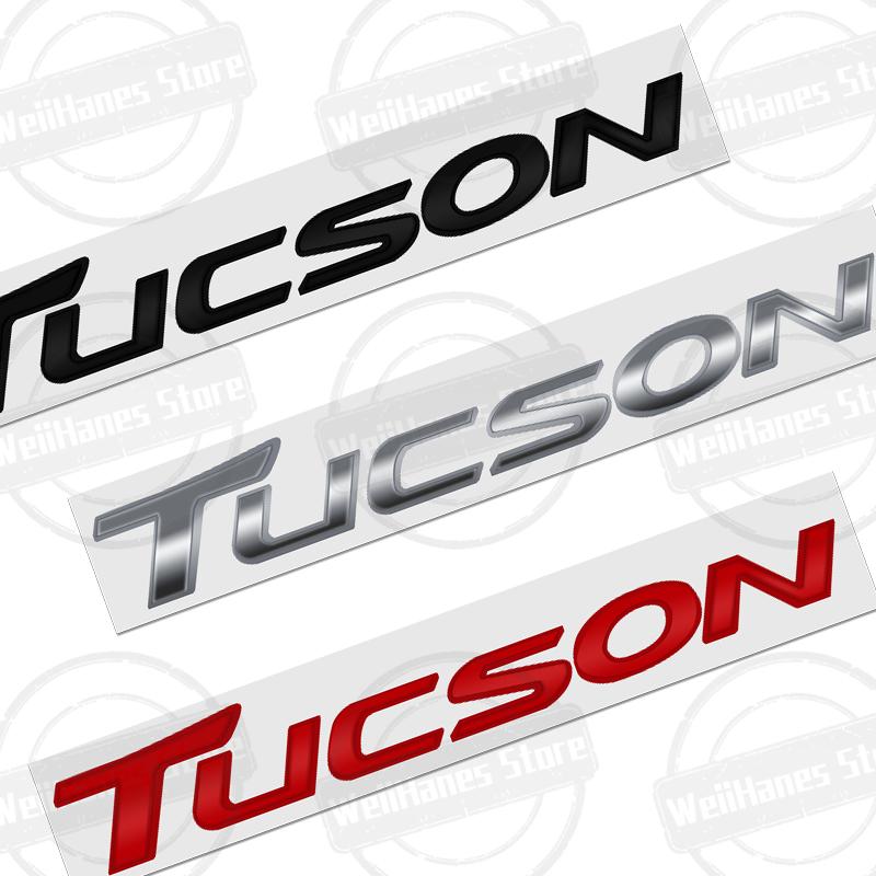 1 шт. ABS 3D Для Tucson Логотип Наклейка на капот автомобиля Буквенный логотип Наклейка на кузов заднего багажника автомобиля Эмблема Аксессуары