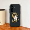 Чехол-буква с цветами для Samsung S26 Ultra Чехол для Samsung S26 Plus Задняя крышка Мягкий жидкий силикон Fundas для Galaxy S 26