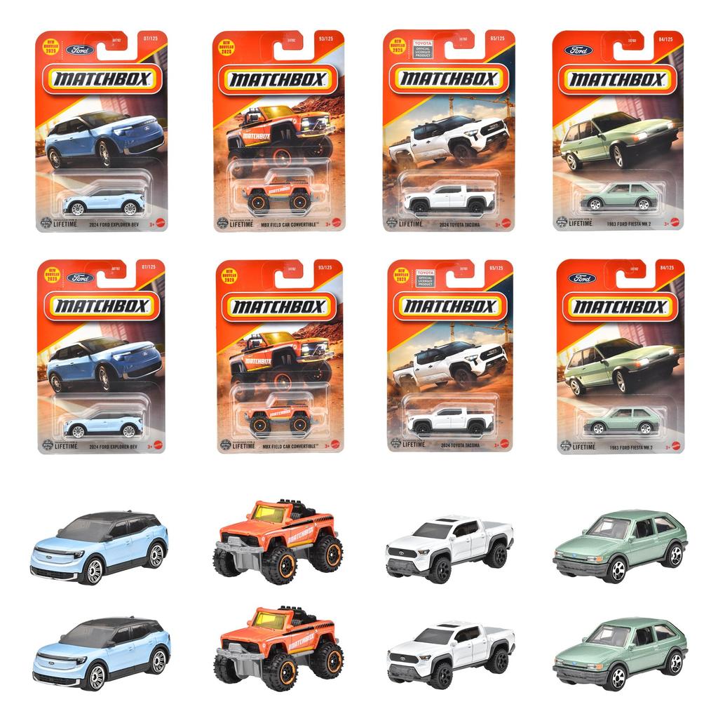 Matchbox Basic Car A Assortment Vehicle Toys Mini Cars 24 Cars Box Sold for Ages 3 and Up Multi 98CA-30782