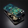 Дизайн с драконом в стиле аниме для Apple iPhone 17 16 16E 15 14 13 12 11 Pro Max Plus Черный Мягкий Силиконовый Чехол для Телефона