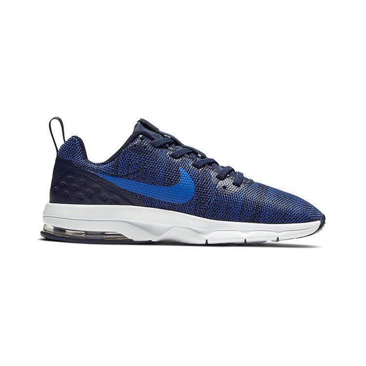 Nike Air Max Motion Амортизация Низкие Детские Повседневные Кроссовки Черно-Синие Дети Возраст 3 7 Лет 917653-404